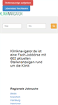Mobile Screenshot of kliniknavigator.de